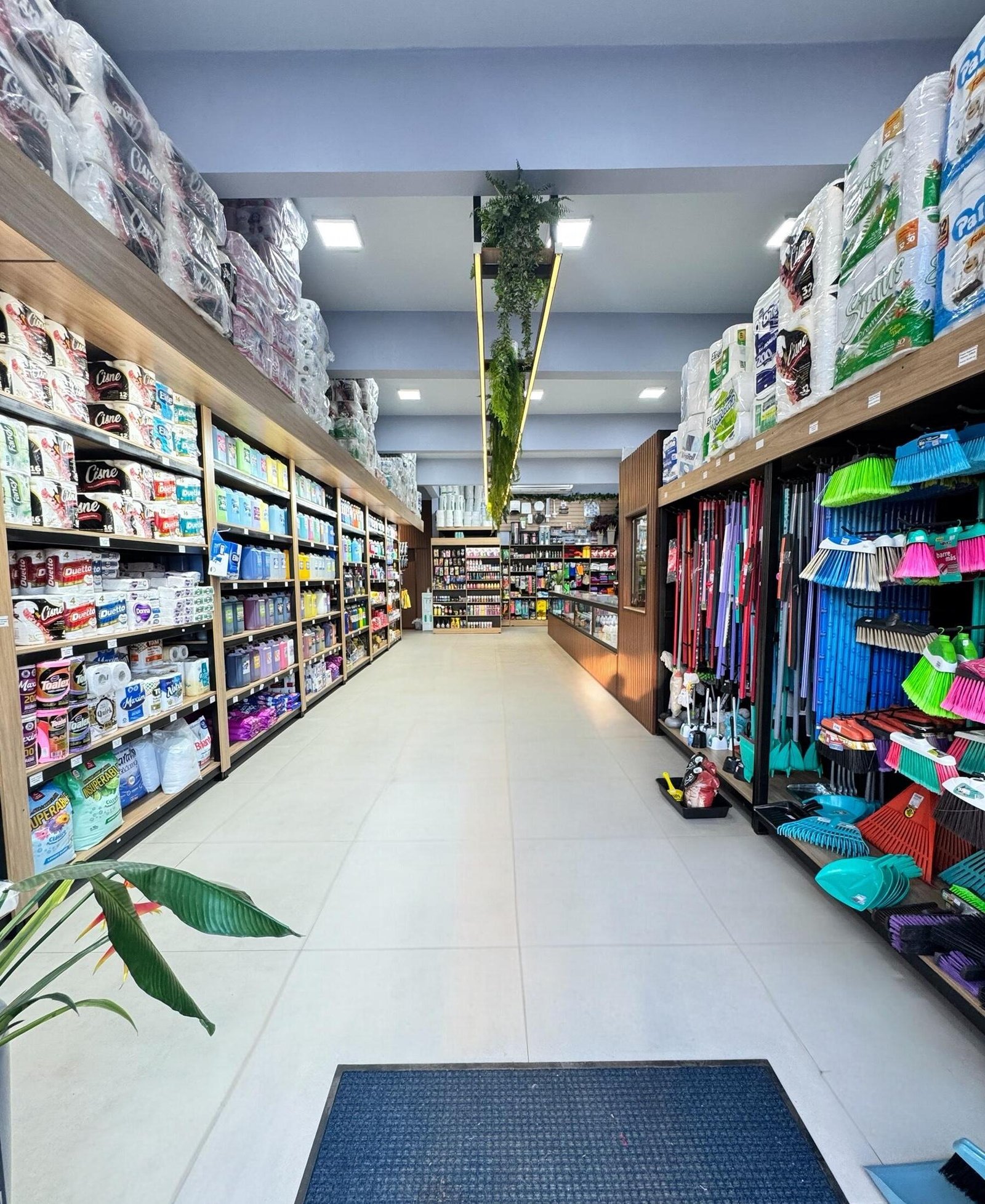 Interior del local y productos de Centro Limp